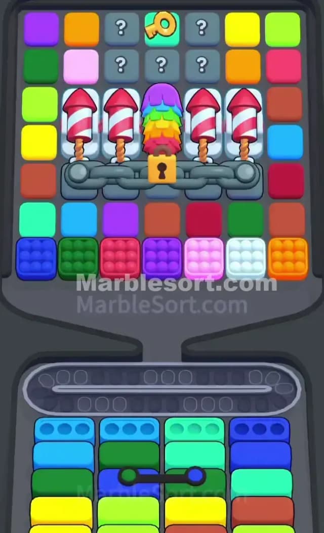 Marble Sort Level 734 Gameplay