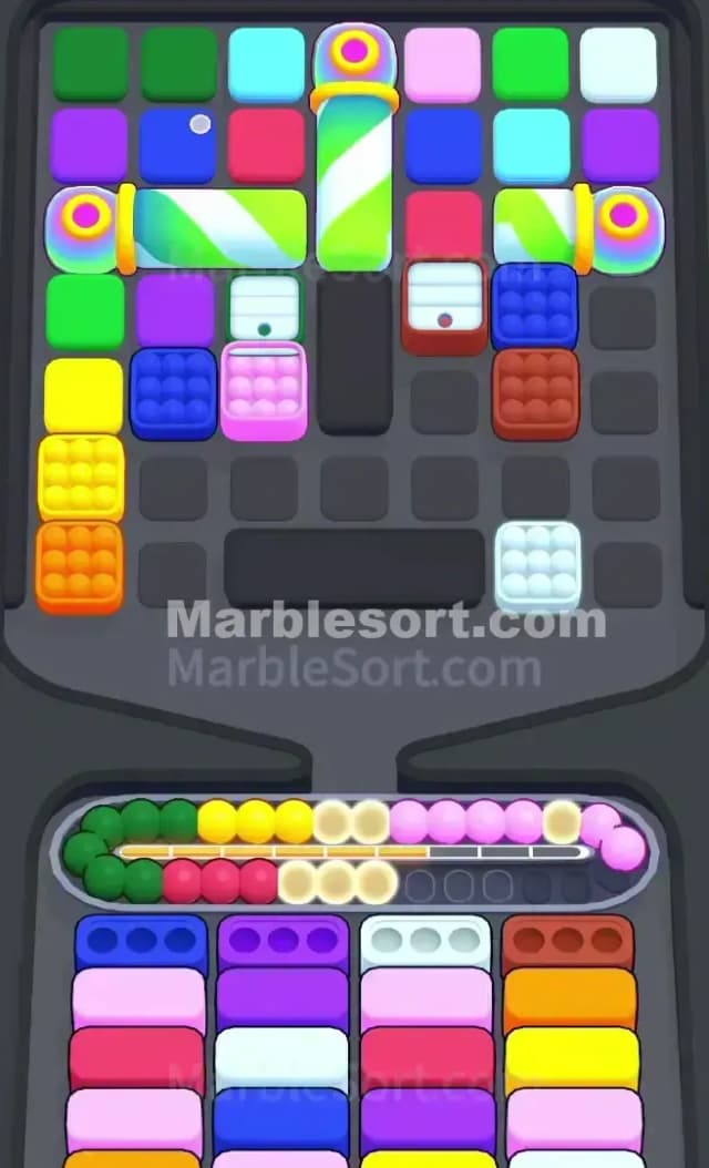 Marble Sort Level 424 Solution 1