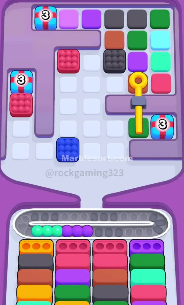 Marble Sort Level 169 Solution 1