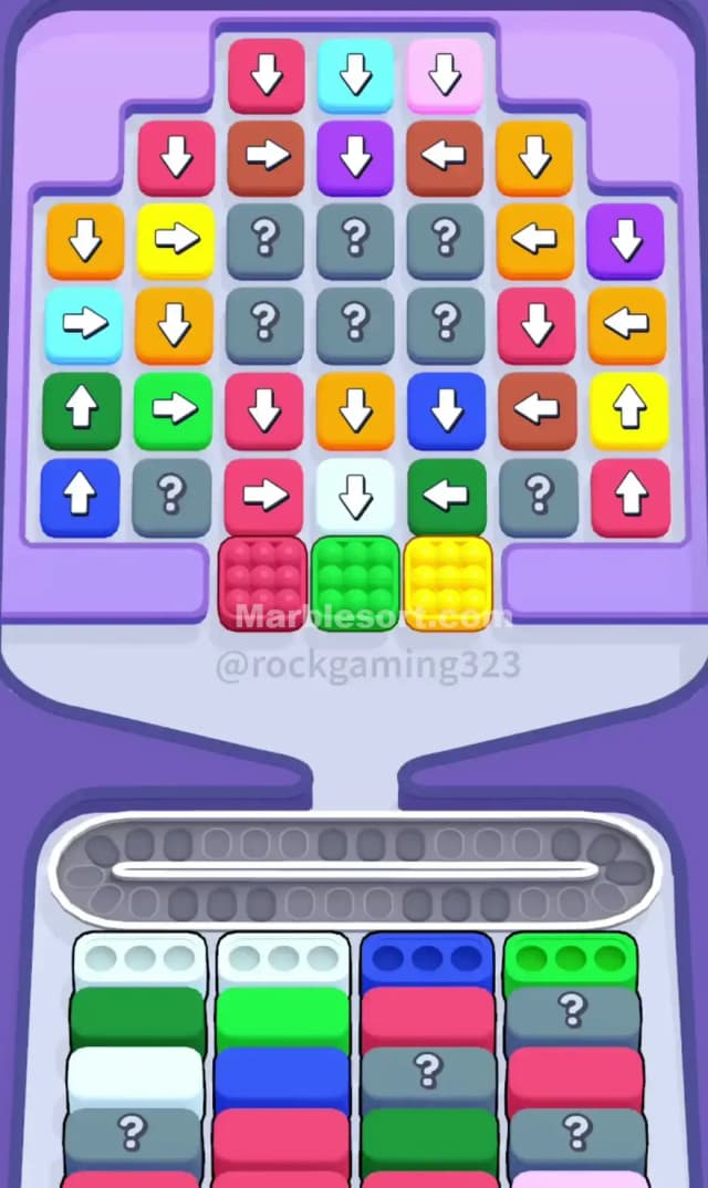 Marble Sort Level 218 Gameplay
