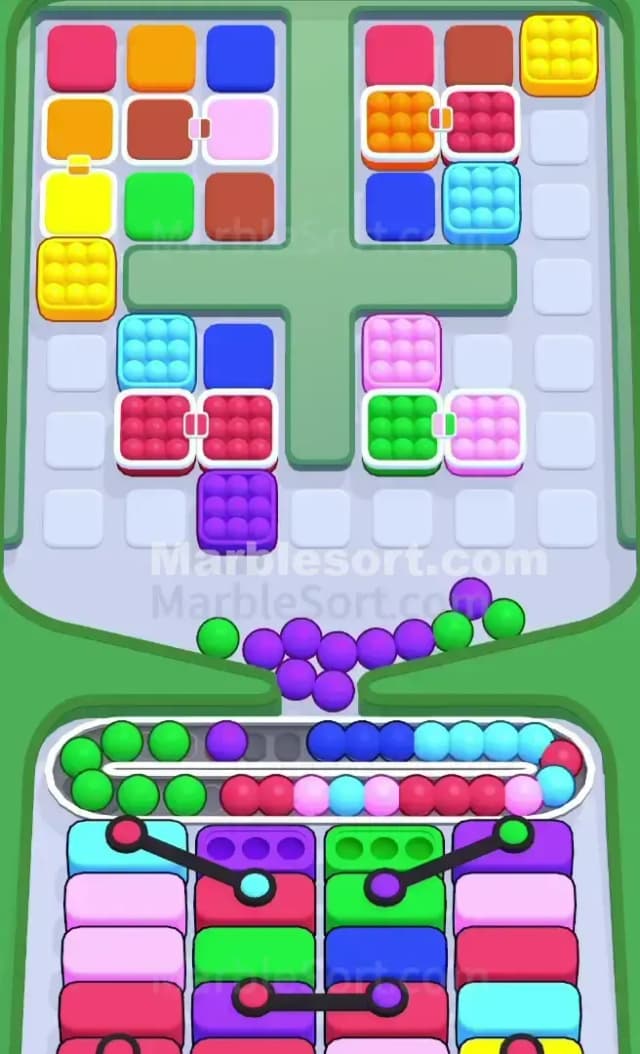 Marble Sort Level 645 Solution 1