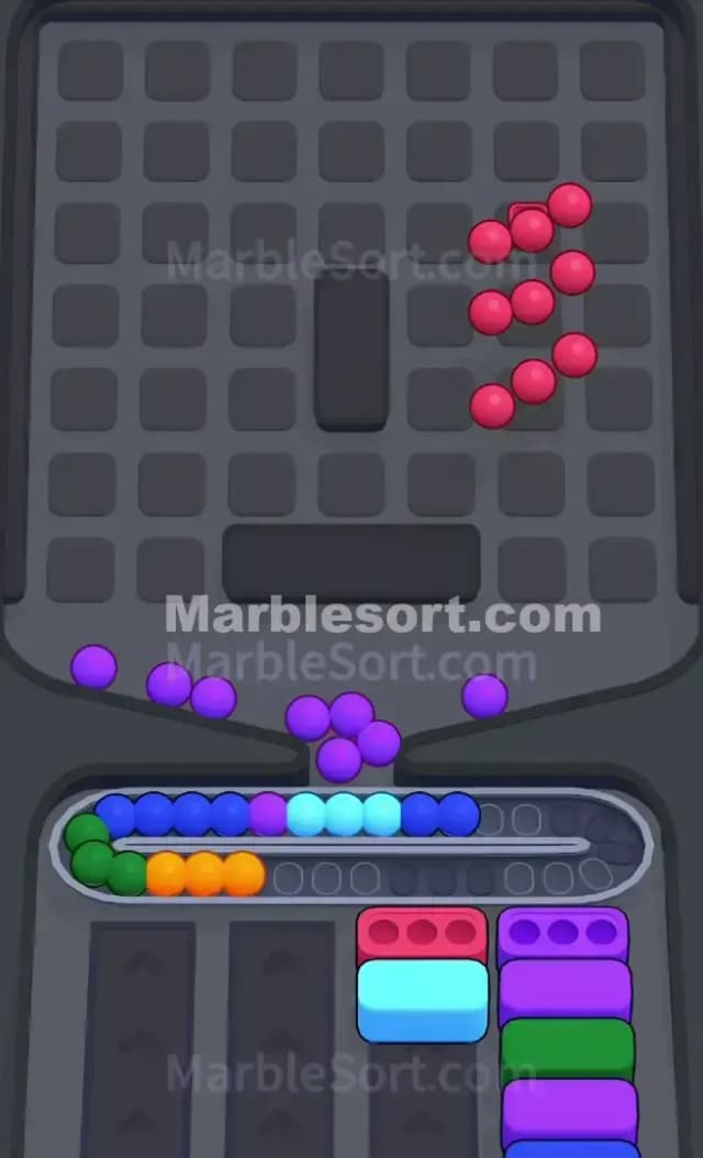 Marble Sort Level 424 Solution 3