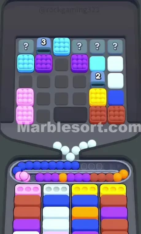 Marble Sort Level 17 Solution 1