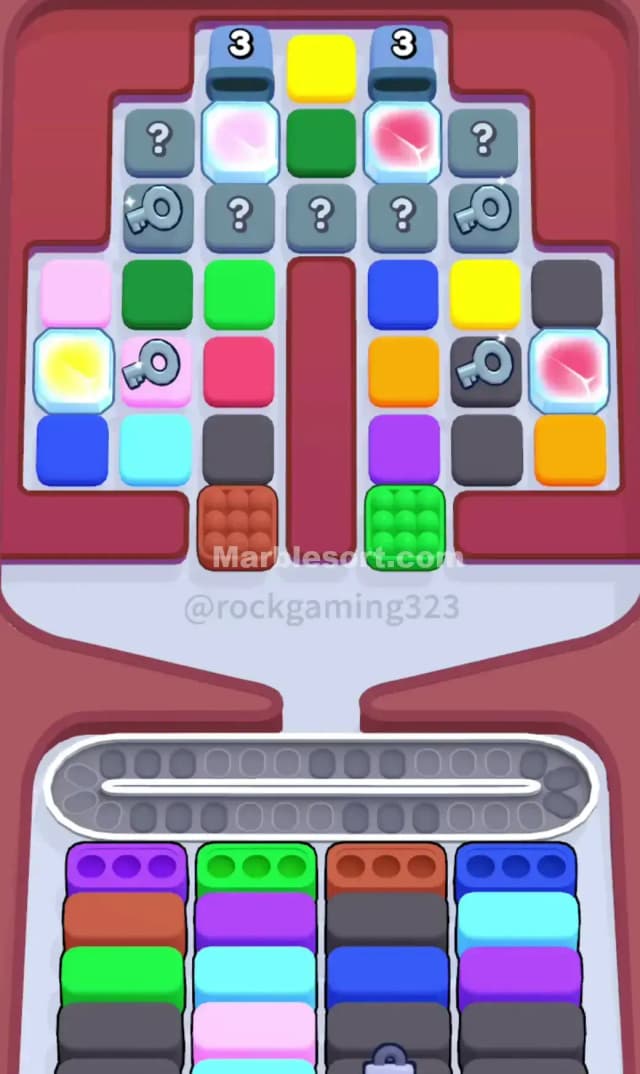 Marble Sort Level 308 Gameplay