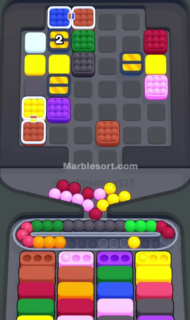 Marble Sort Level 207 Solution 2