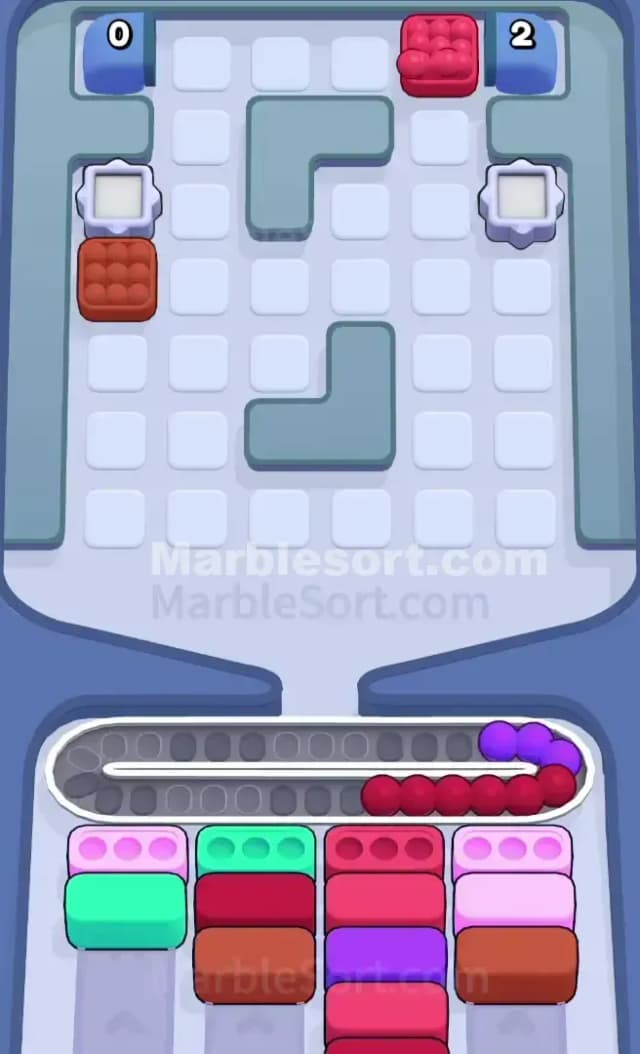 Marble Sort Level 309 Solution 3