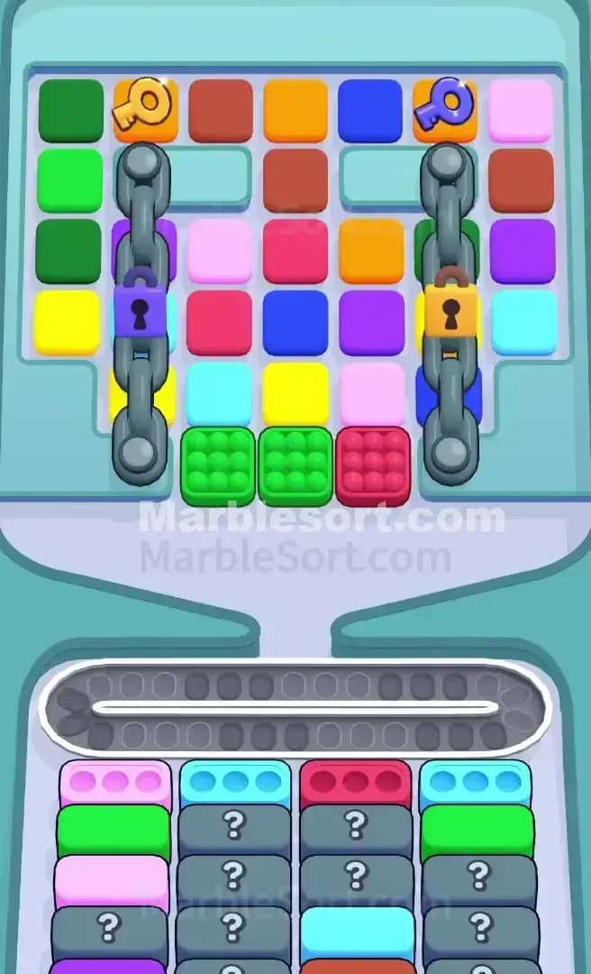 Marble Sort Level 651 Screenshot