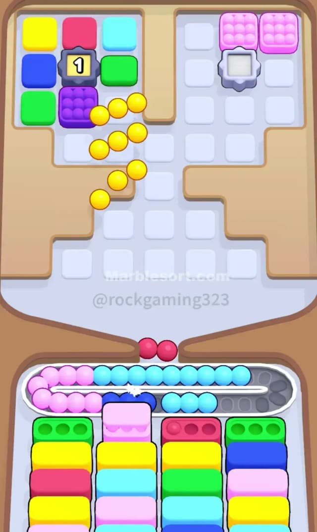 Marble Sort Level 282 Solution 2