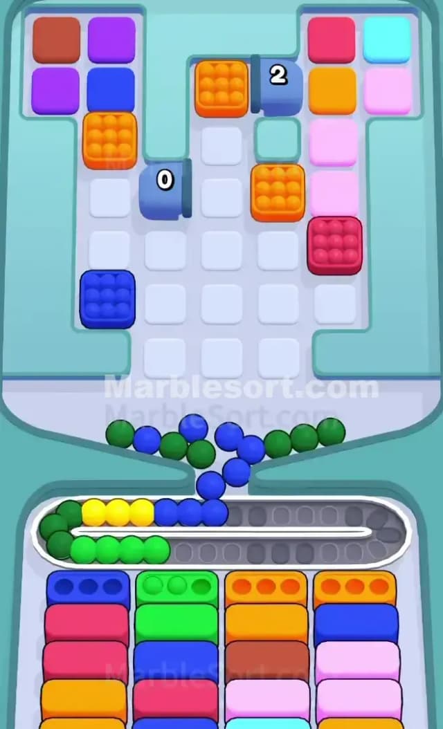 Marble Sort Level 578 Solution 1