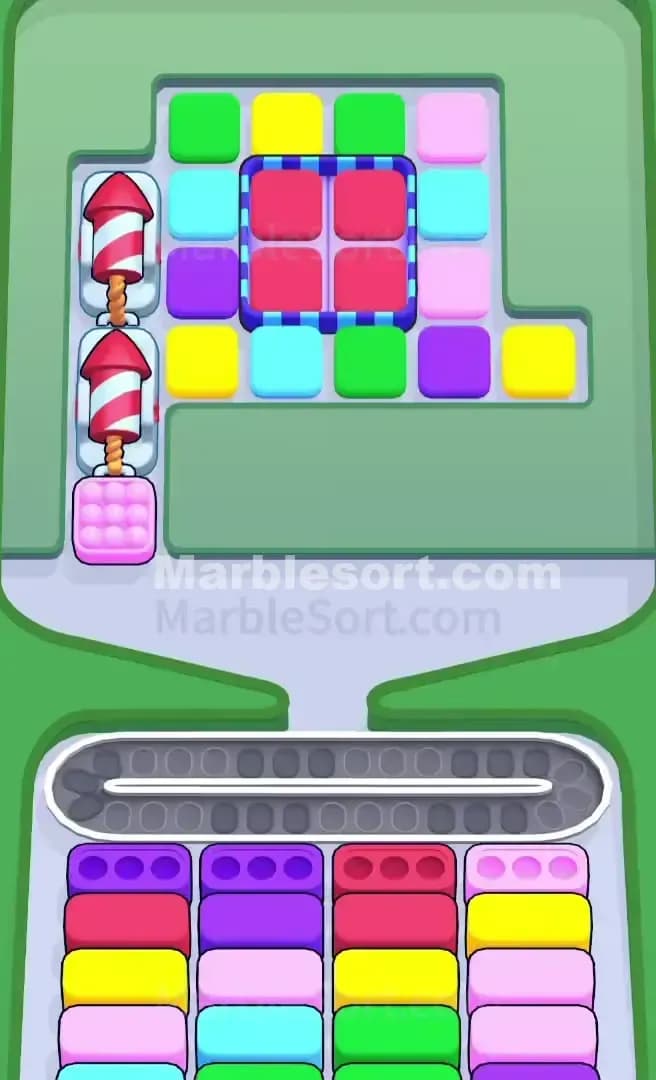 Marble Sort Level 721 Screenshot
