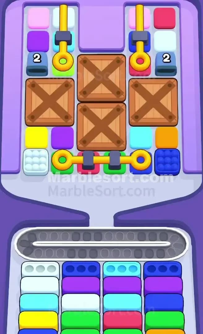 Marble Sort Level 373 Screenshot