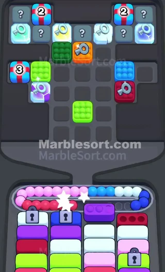Marble Sort Level 460 Solution 1