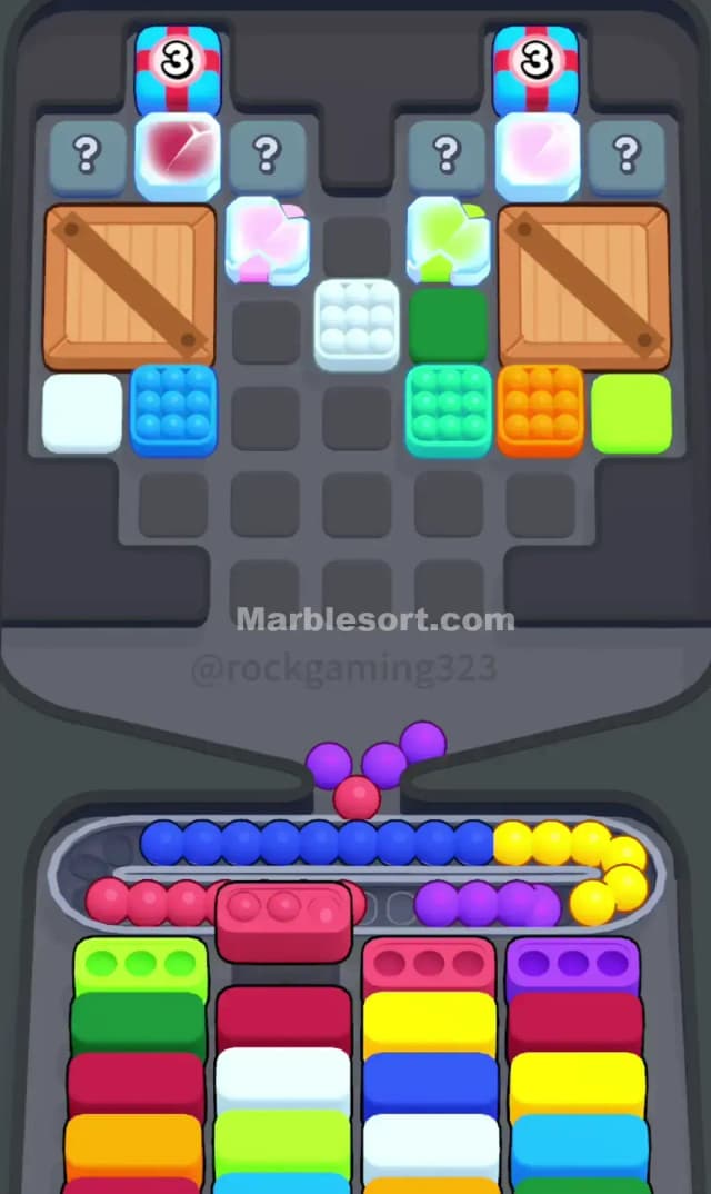 Marble Sort Level 250 Solution 1
