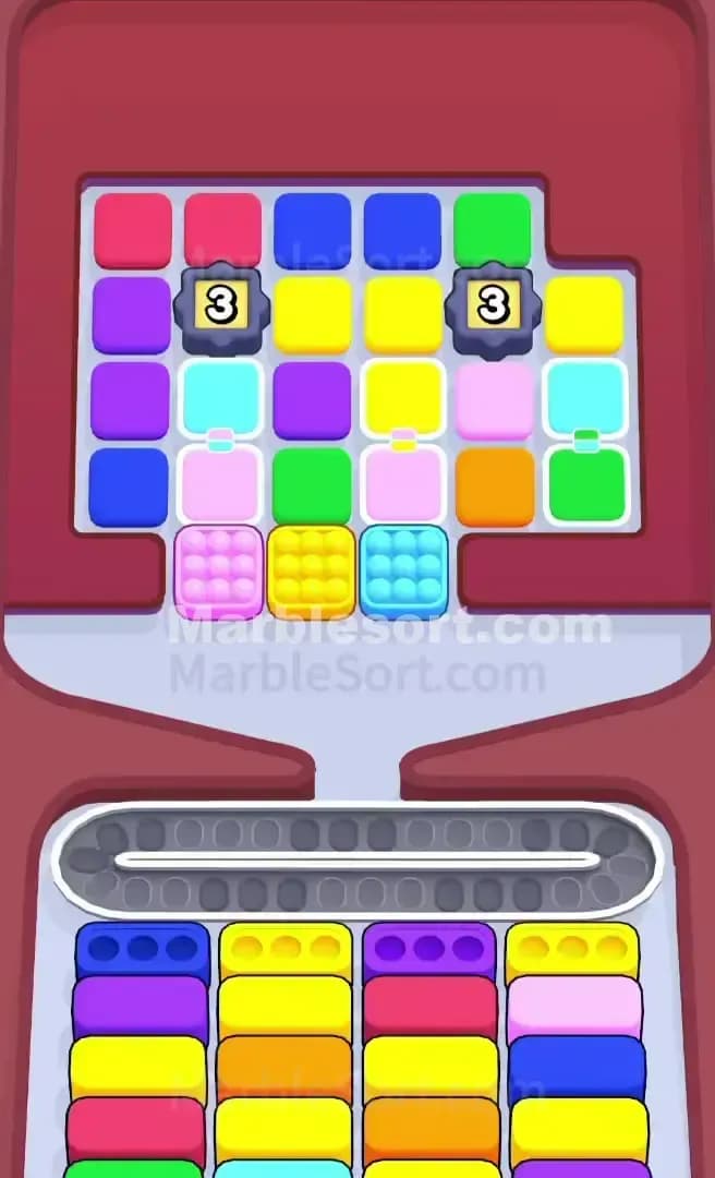 Marble Sort Level 615 Screenshot
