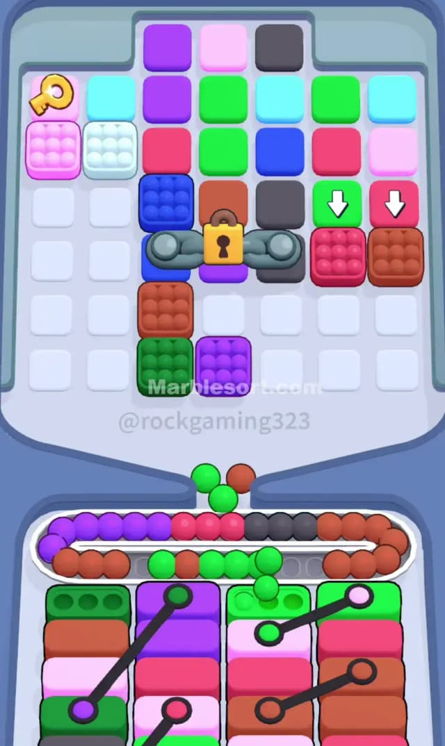 Marble Sort Level 313 Solution 1