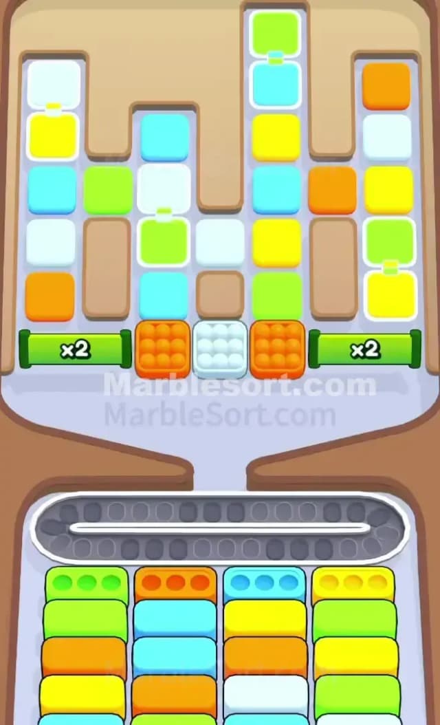 Marble Sort Level 671 Gameplay
