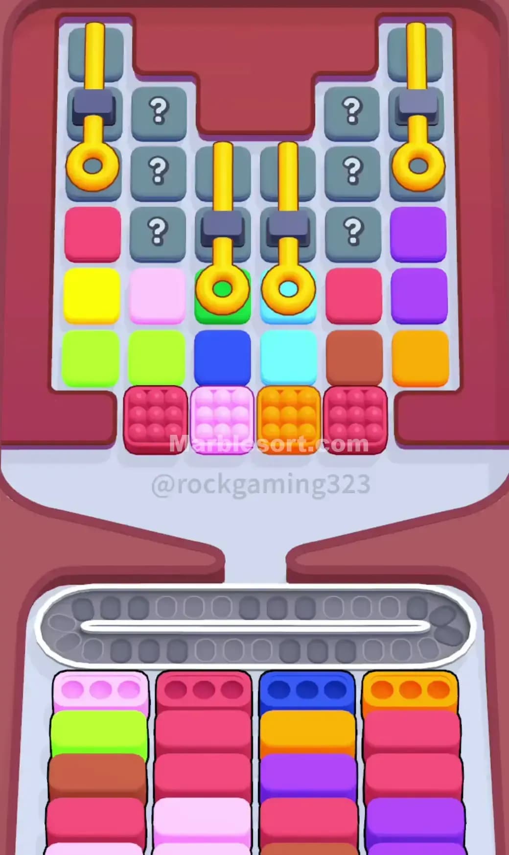 Marble Sort Level 376 Screenshot