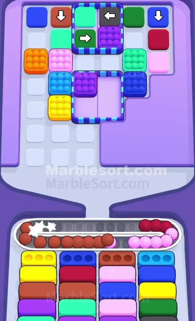 Marble Sort Level 599 Solution 1