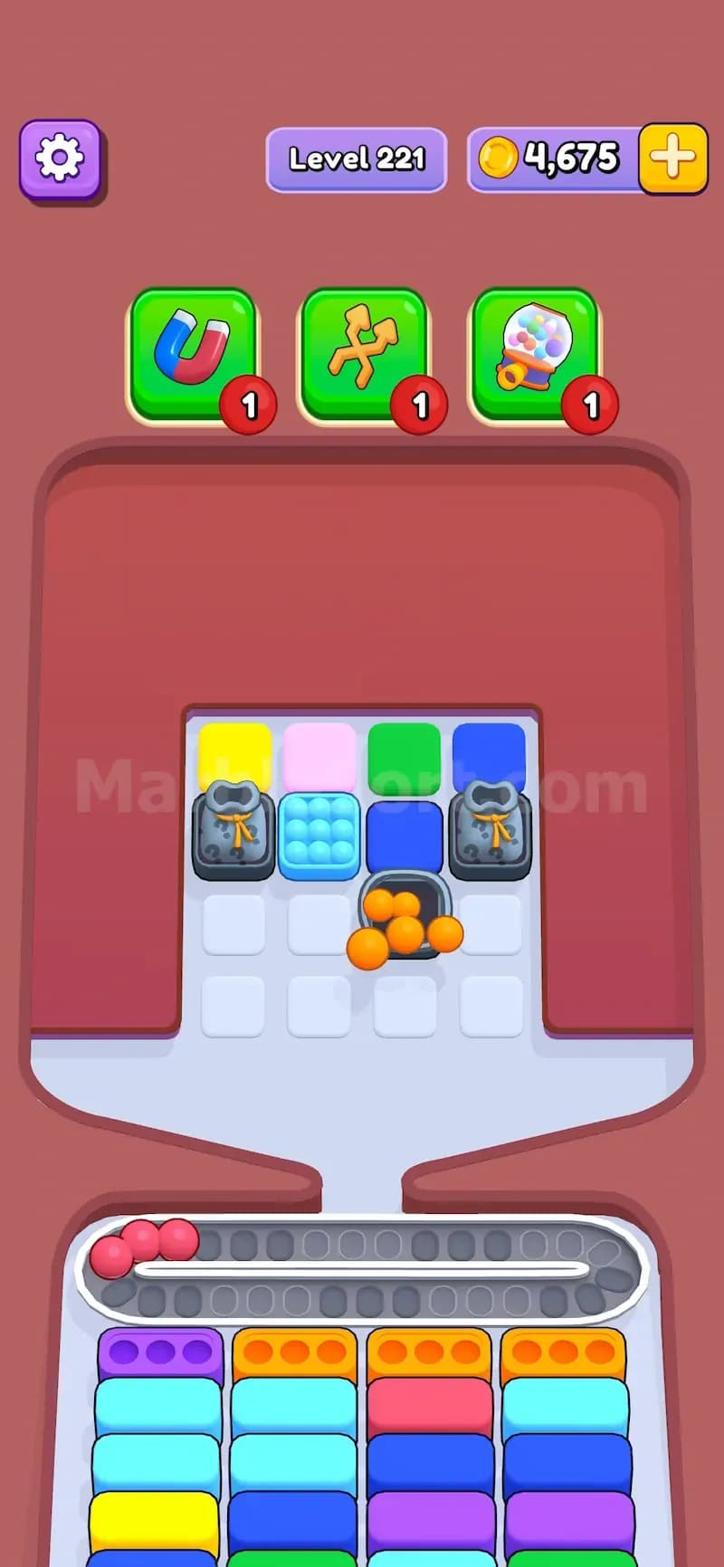 Mystery Box in Marble Sort