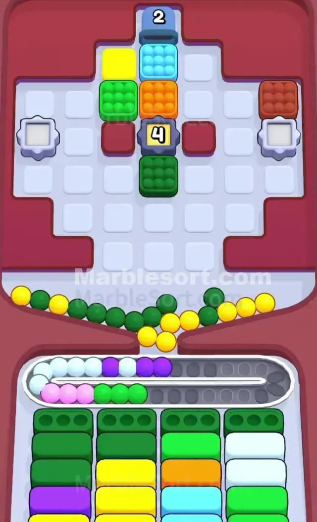 Marble Sort Level 608 Solution 2