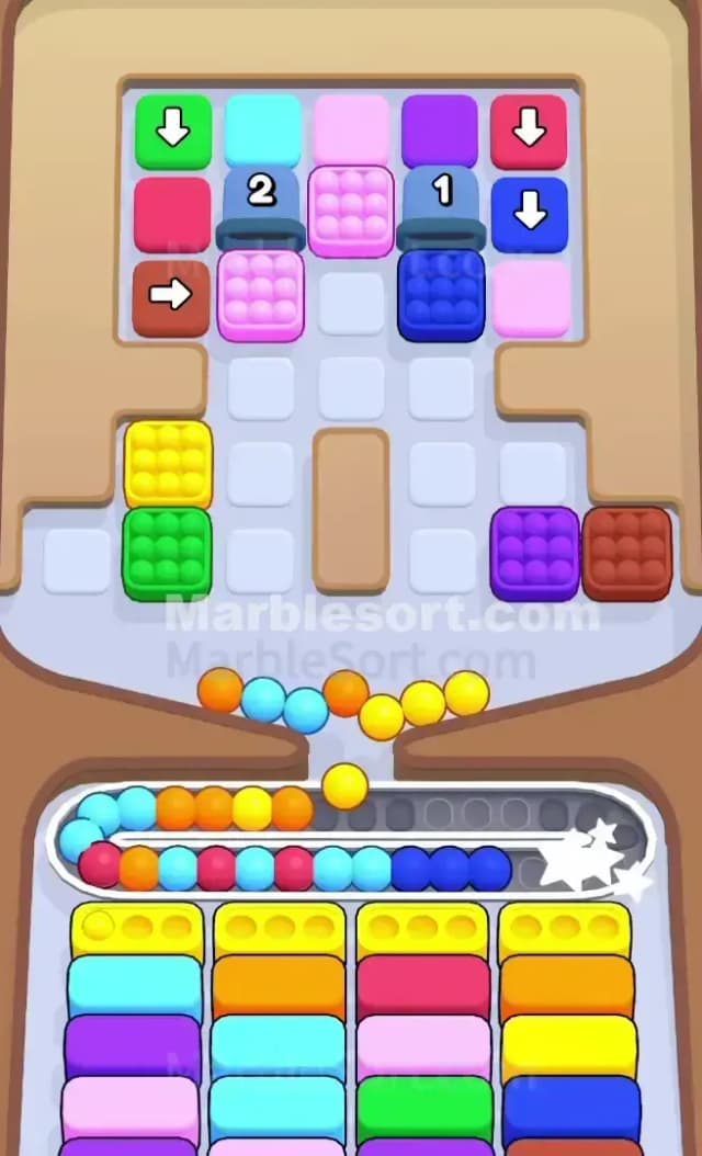 Marble Sort Level 665 Solution 1