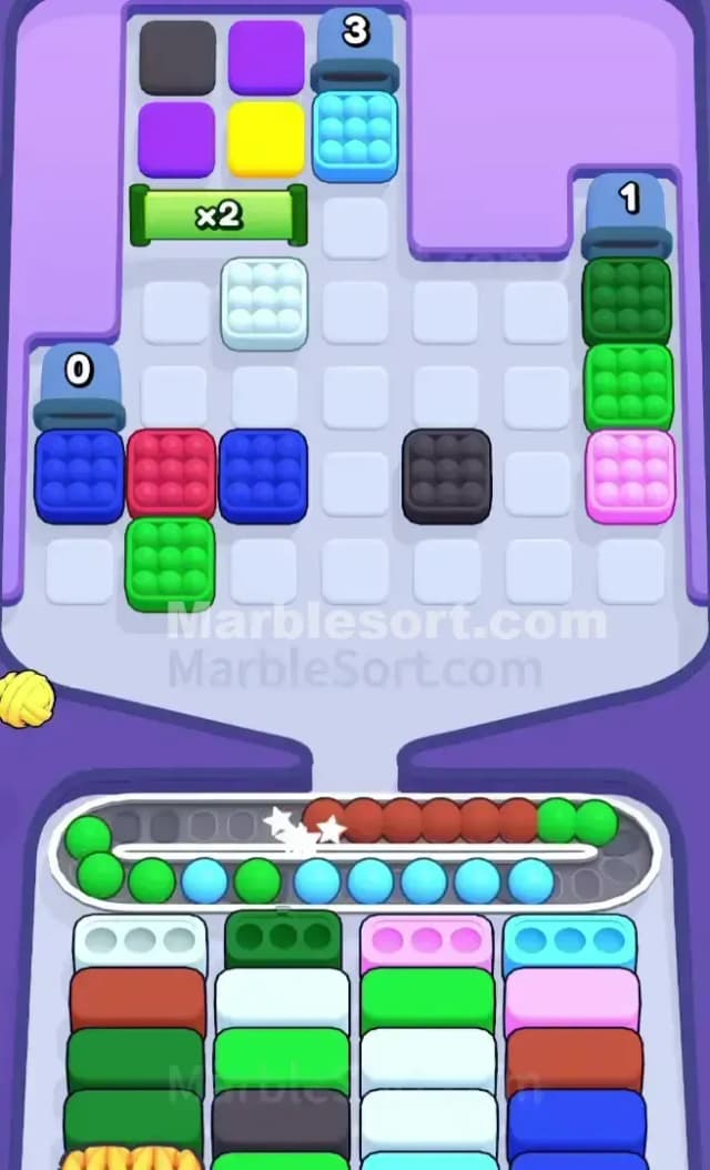 Marble Sort Level 519 Solution 2