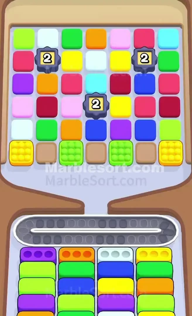 Marble Sort Level 515 Screenshot