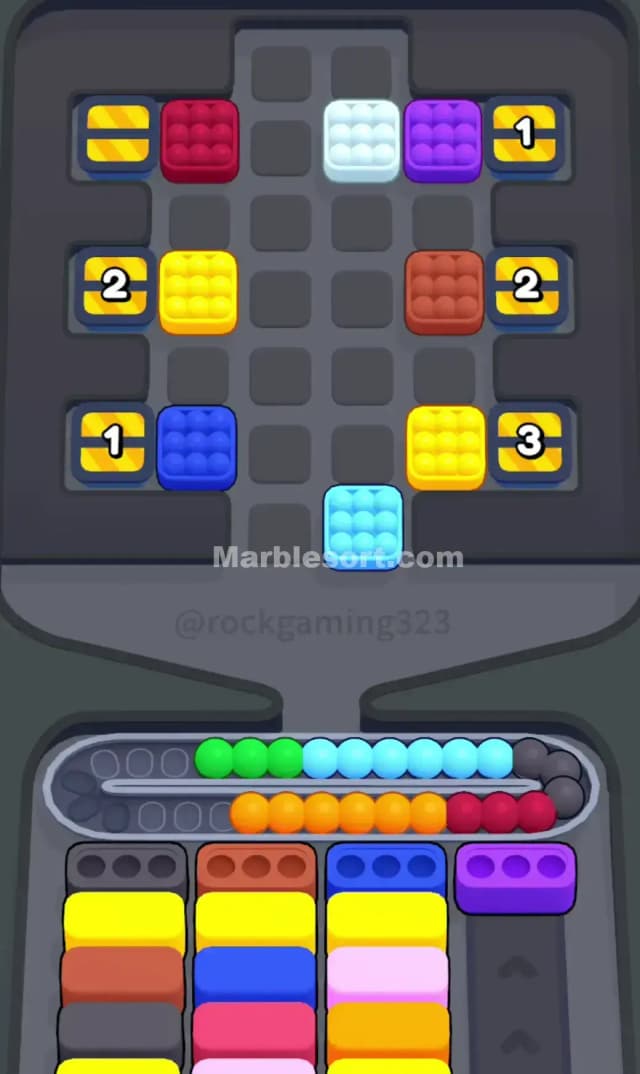 Marble Sort Level 210 Solution 2