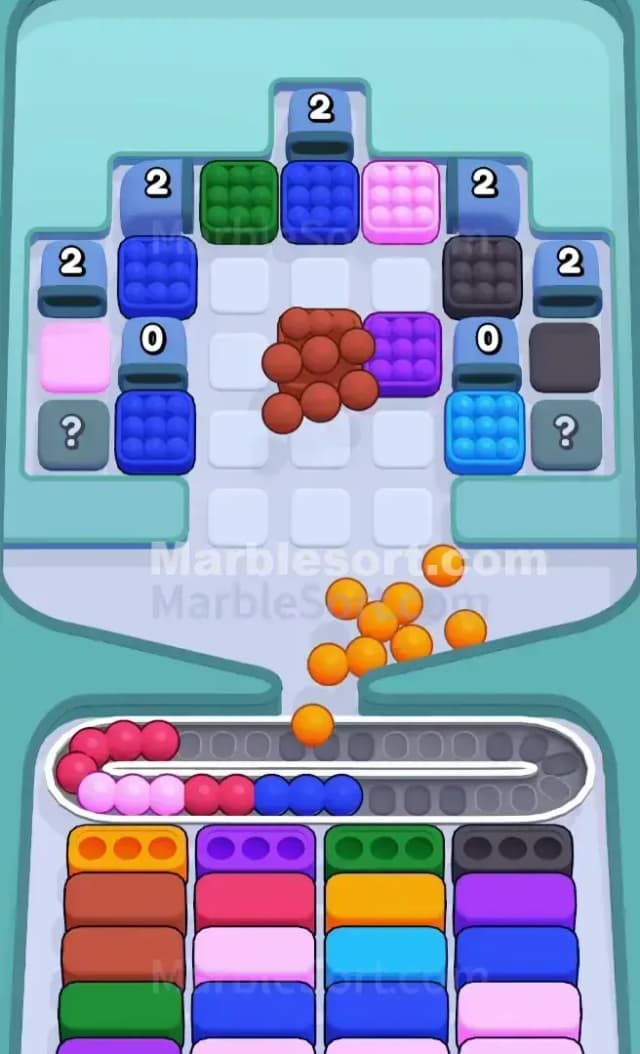Marble Sort Level 265 Solution 1