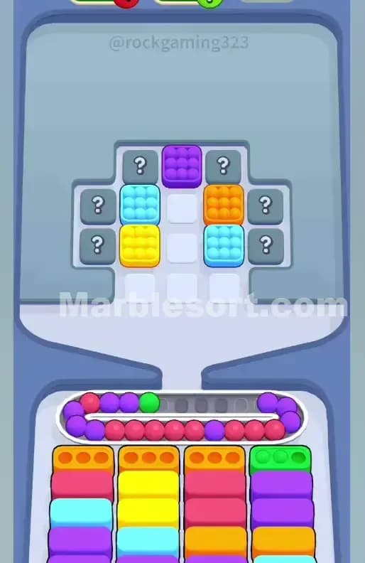 Marble Sort Level 8 Solution 1