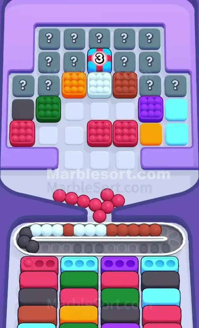 Marble Sort Level 522 Solution 1