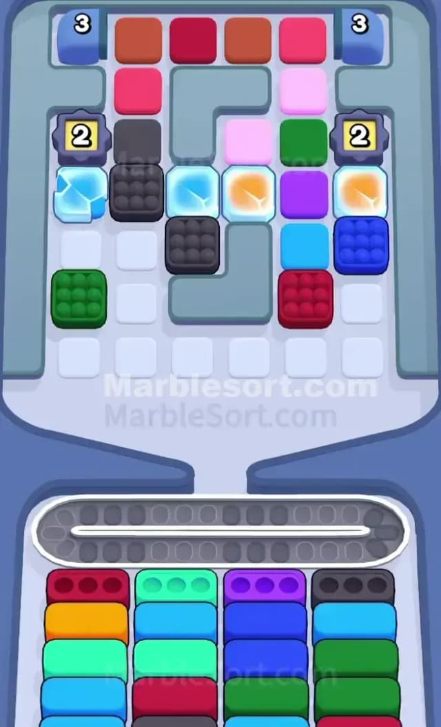 Marble Sort Level 309 Solution 1
