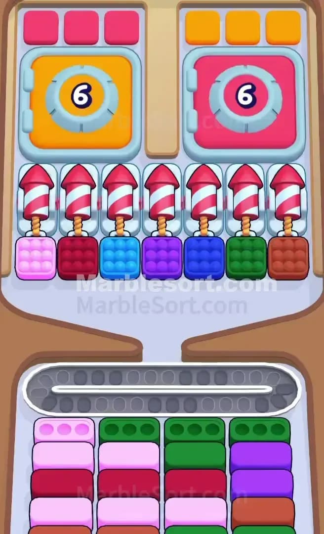 Marble Sort Level 593 Screenshot
