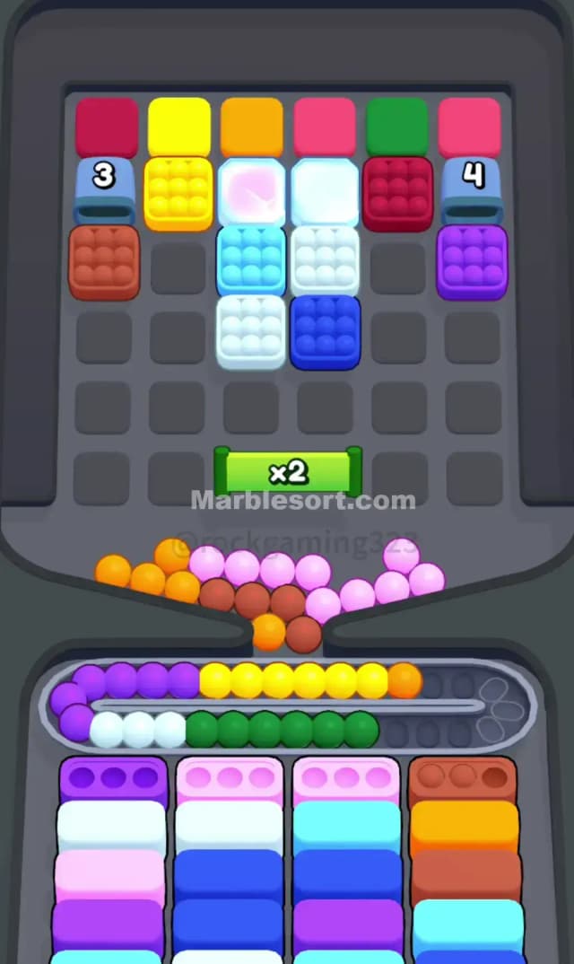 Marble Sort Level 244 Solution 1