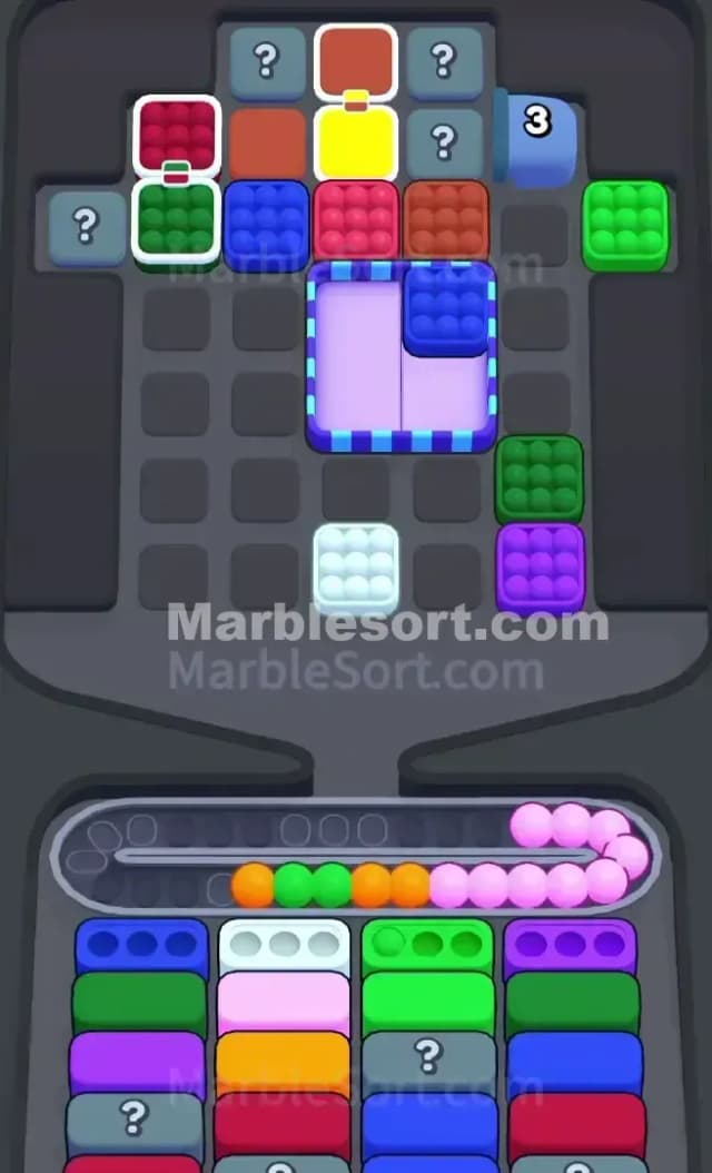 Marble Sort Level 617 Solution 1