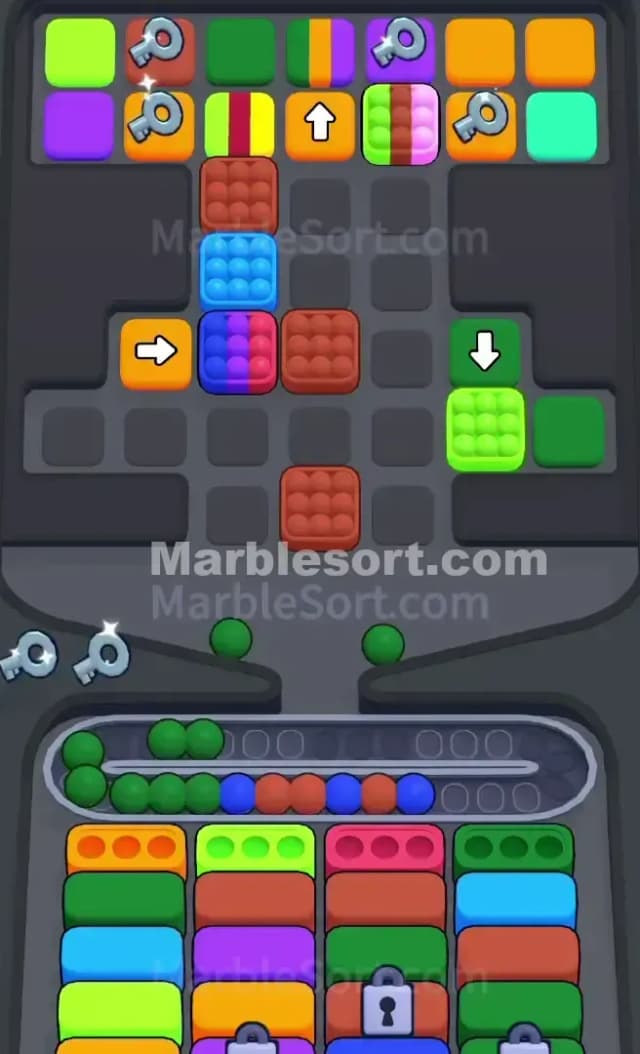 Marble Sort Level 627 Solution 1