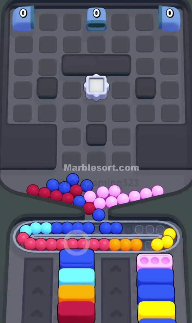 Marble Sort Level 254 Solution 3