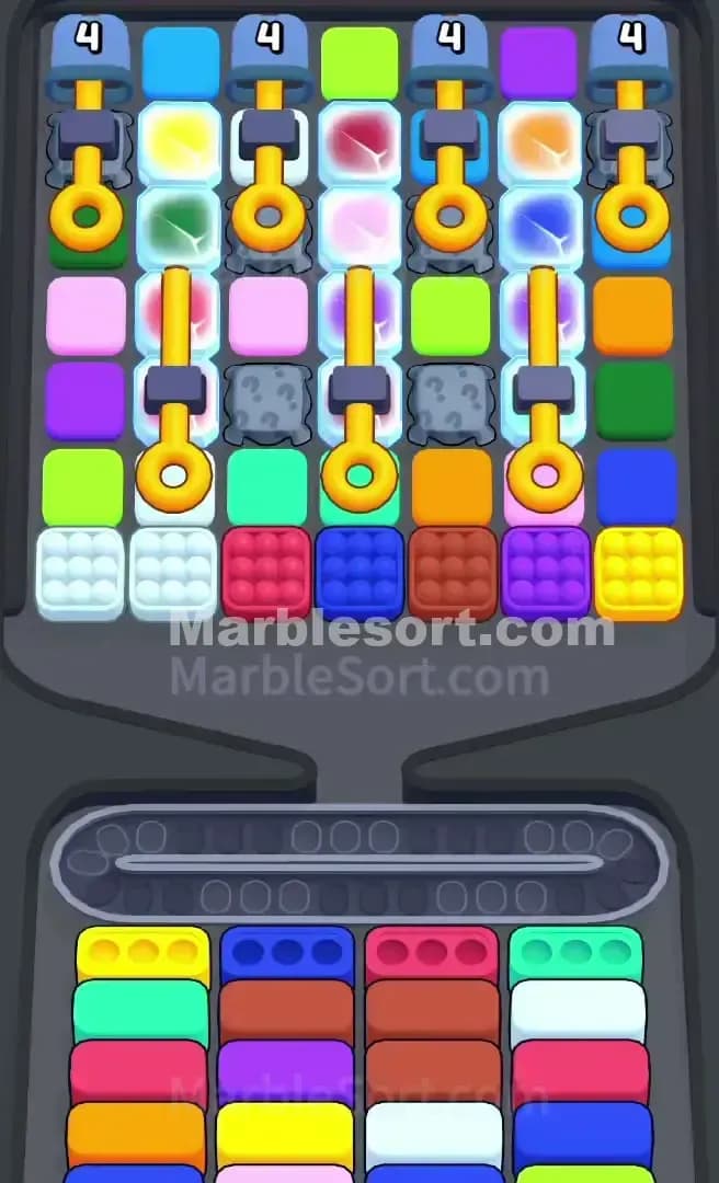 Marble Sort Level 647 Screenshot