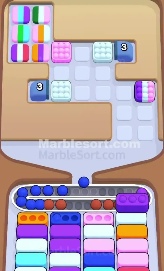 Marble Sort Level 276 Solution 1