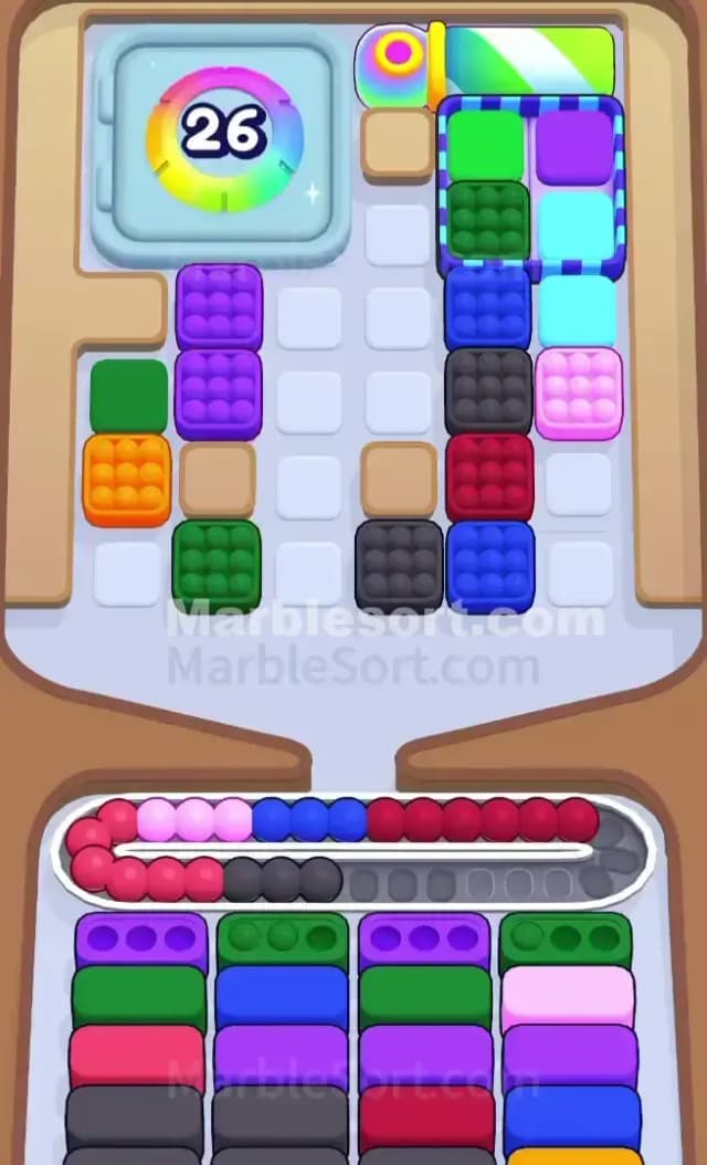 Marble Sort Level 438 Solution 1