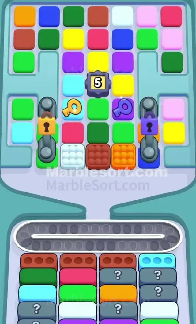 Marble Sort Level 659 Gameplay