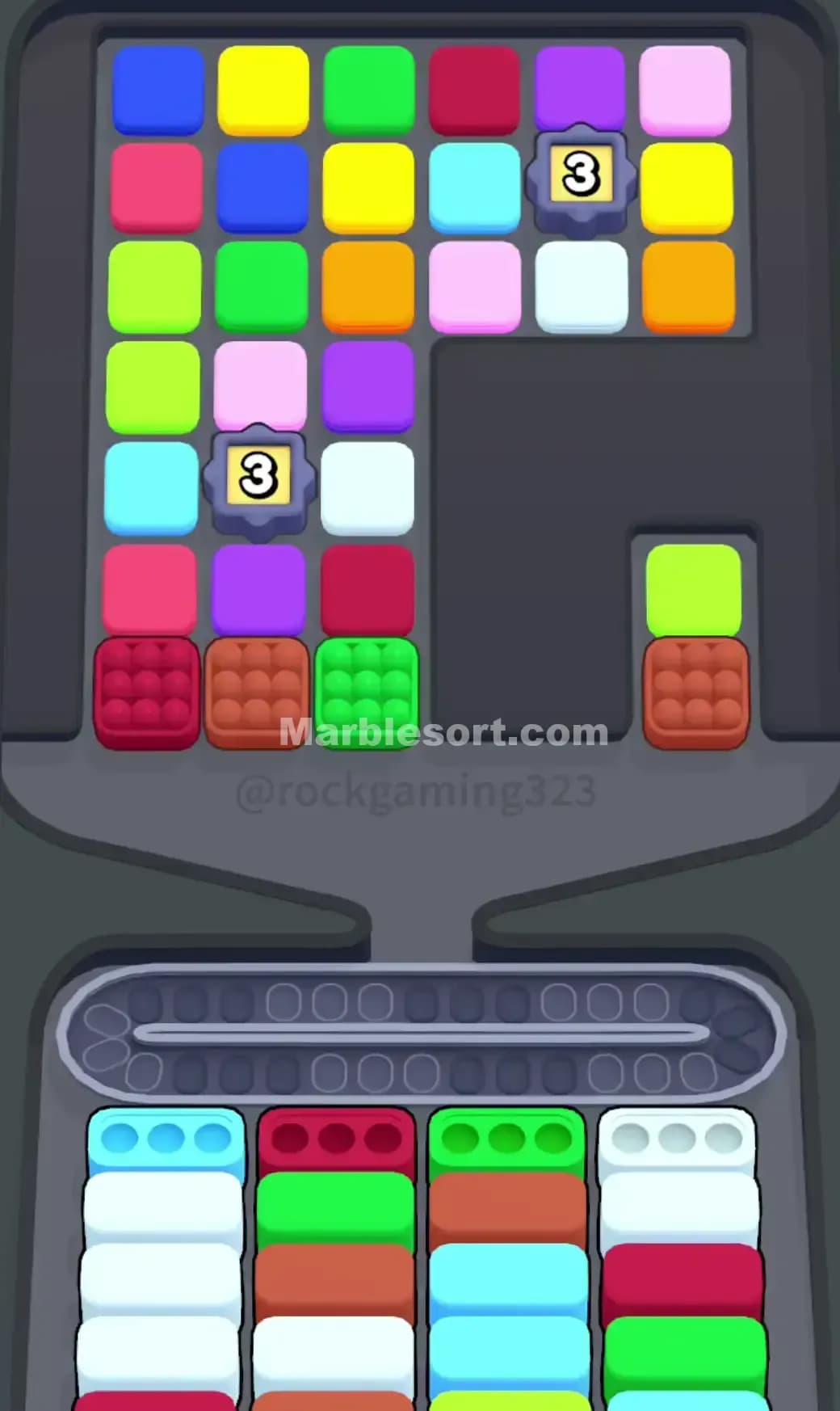 Marble Sort Level 327 Screenshot