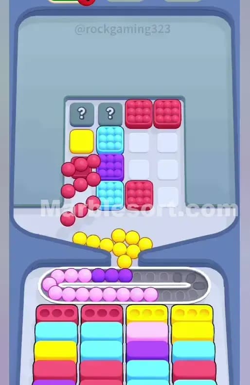 Marble Sort Level 7 Solution 1