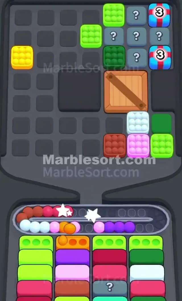 Marble Sort Level 500 Solution 2