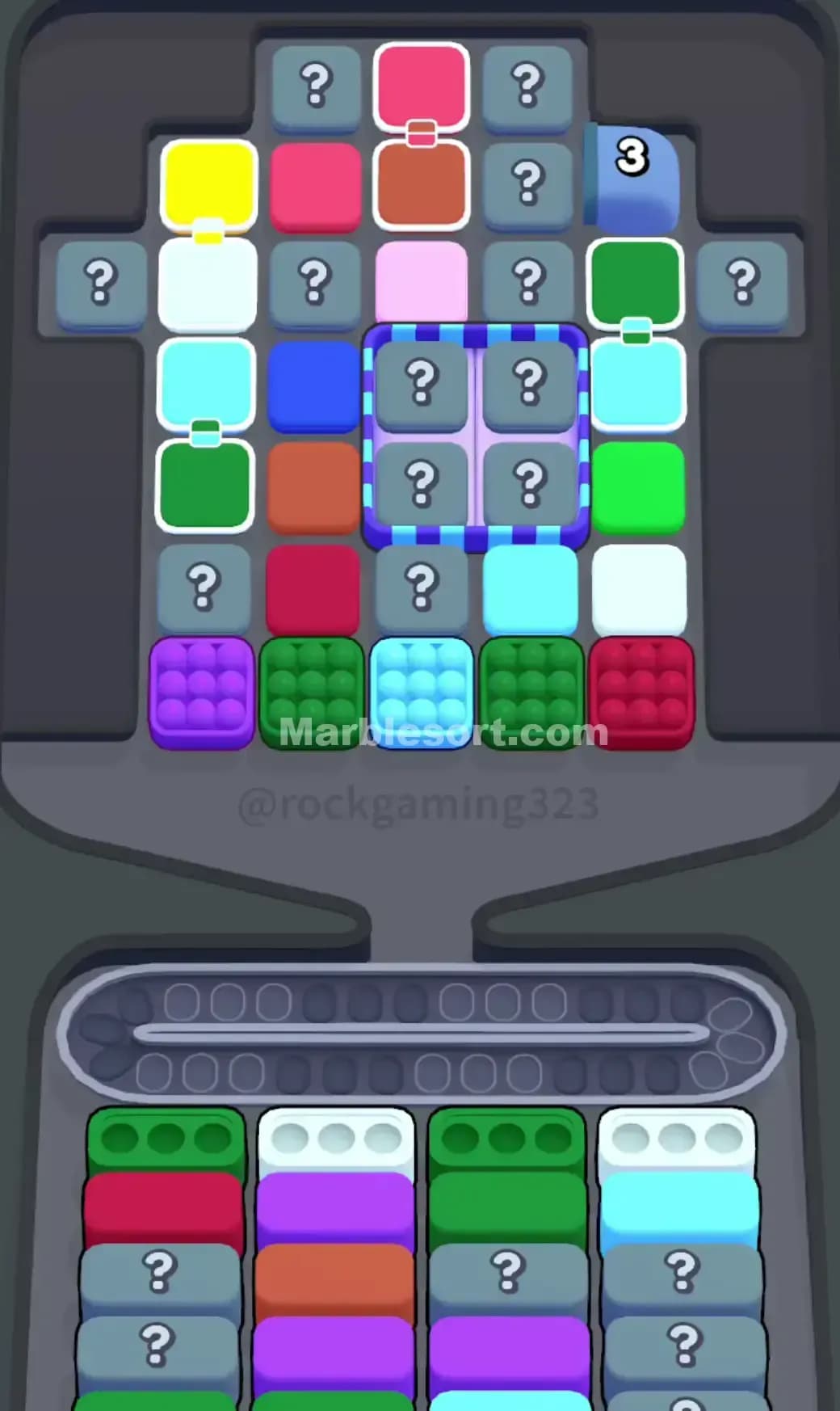 Marble Sort Level 337 Screenshot