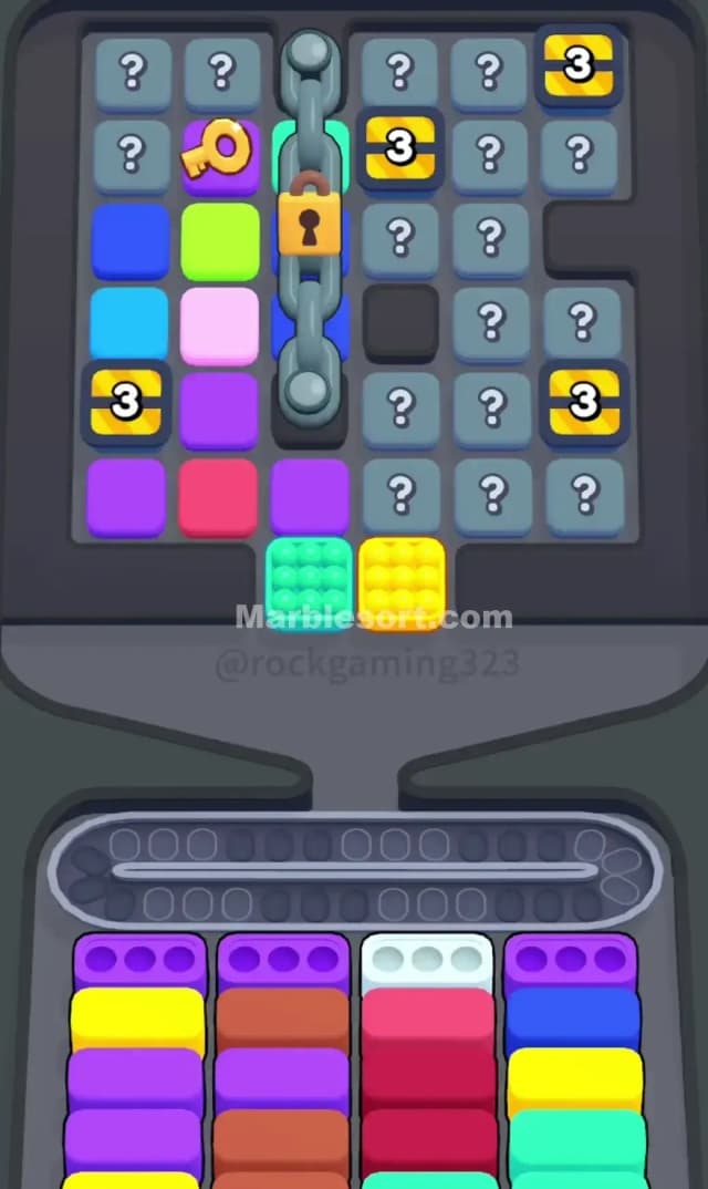 Marble Sort Level 220 Gameplay