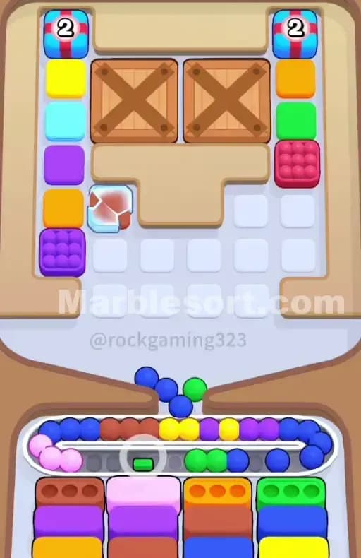 Marble Sort Level 358 Solution 1