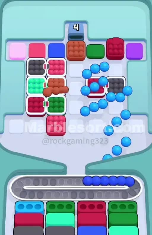 Marble Sort Level 348 Solution 1