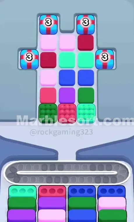 Marble Sort Level 158 Screenshot