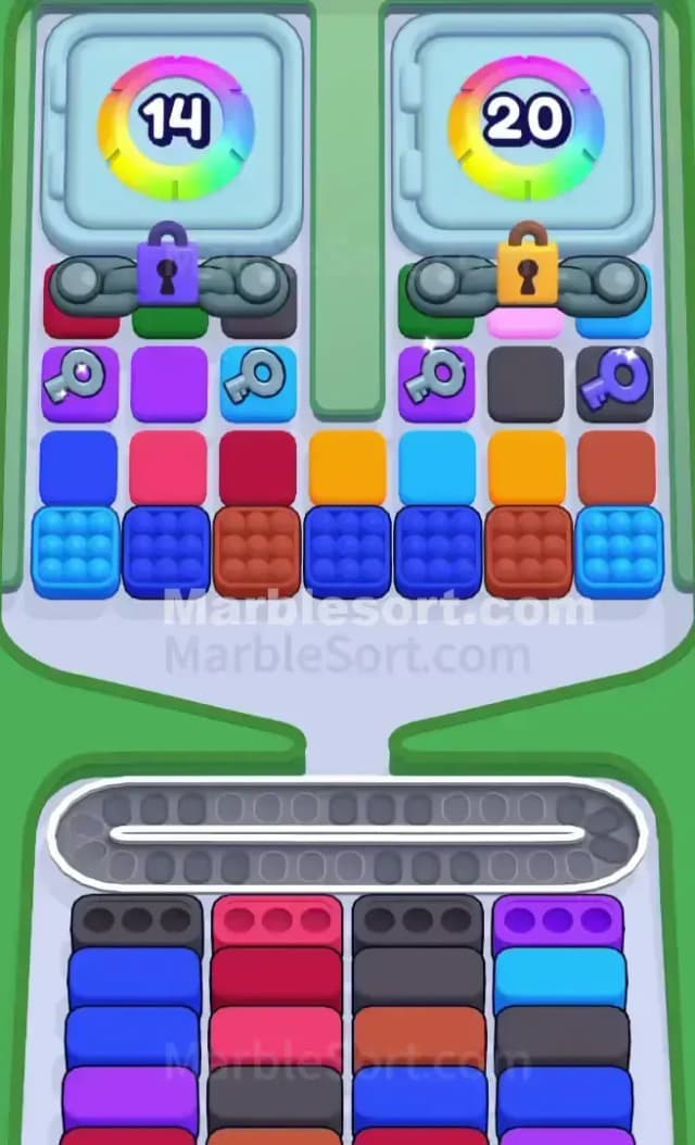 Marble Sort Level 649 Gameplay